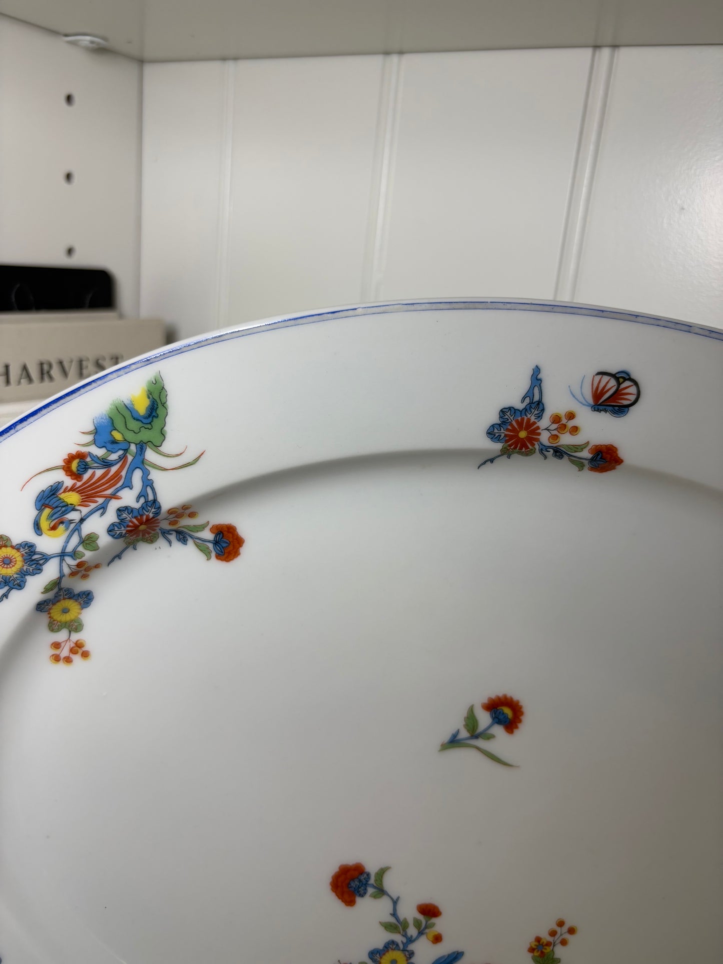 Limoges Floral Birds Platter