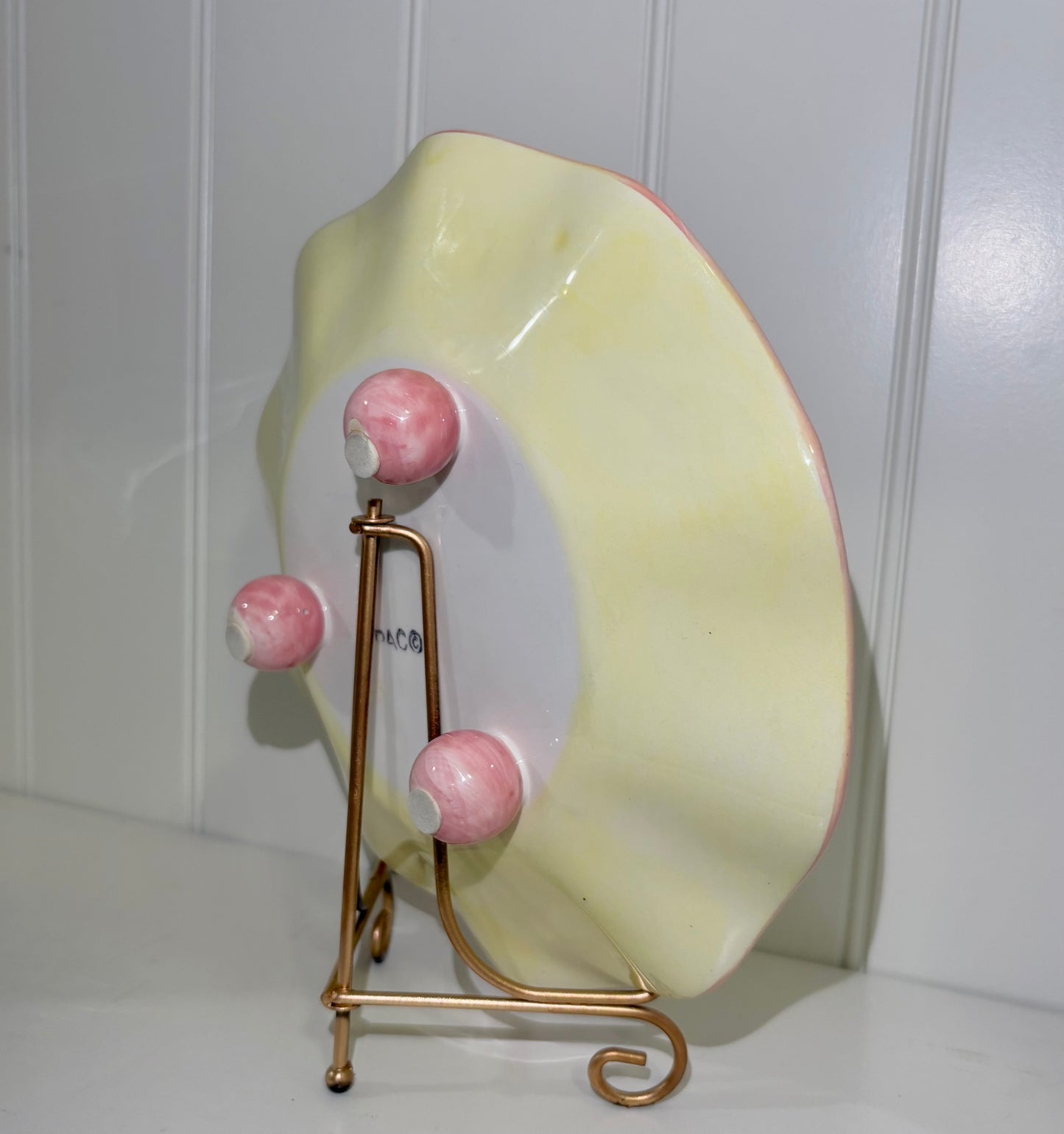Floral Pastel ceramic plate