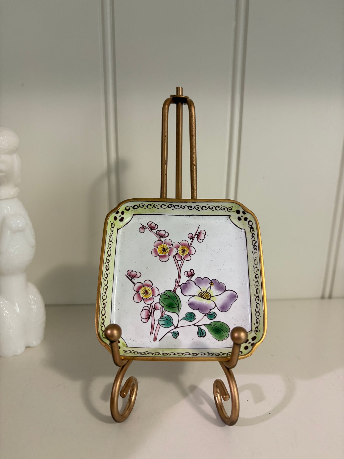 Mini Floral Metal Tray