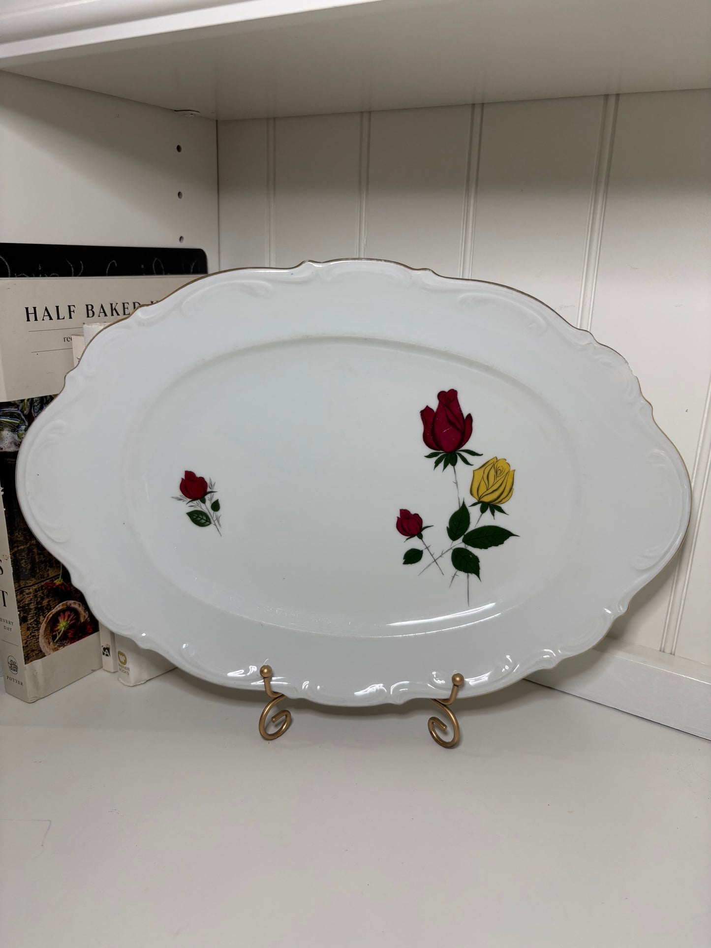 Vintage Bavaria Red Rose Set