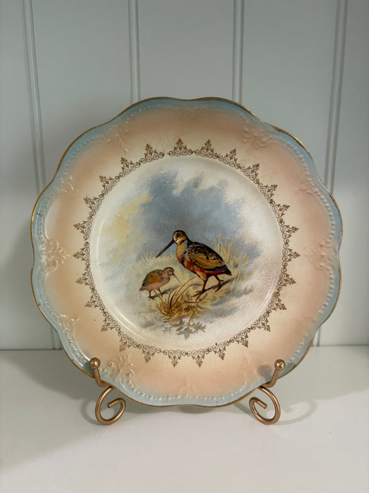 Antique Limoges Bird plate