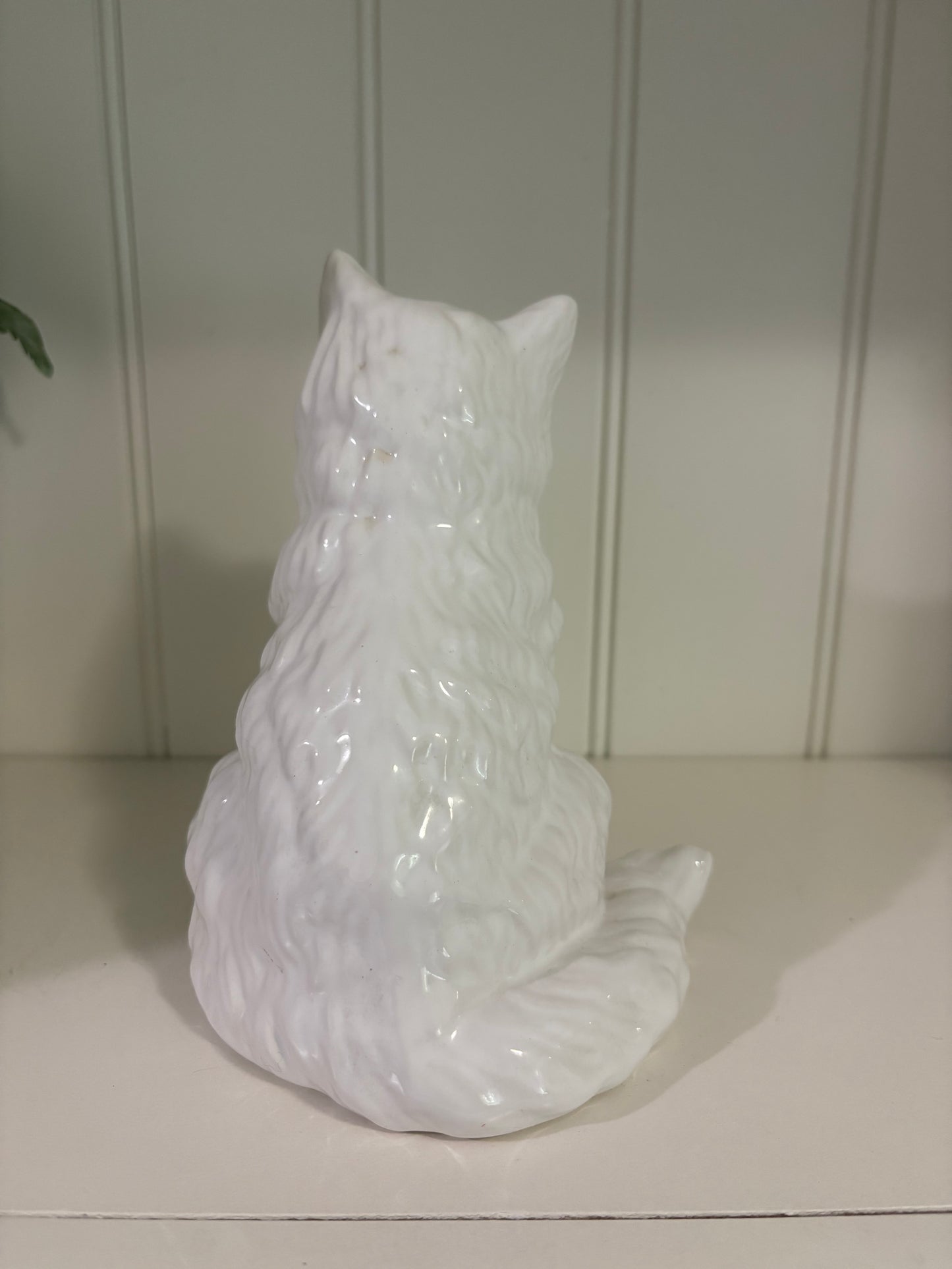 Porcelain Cat Figurine