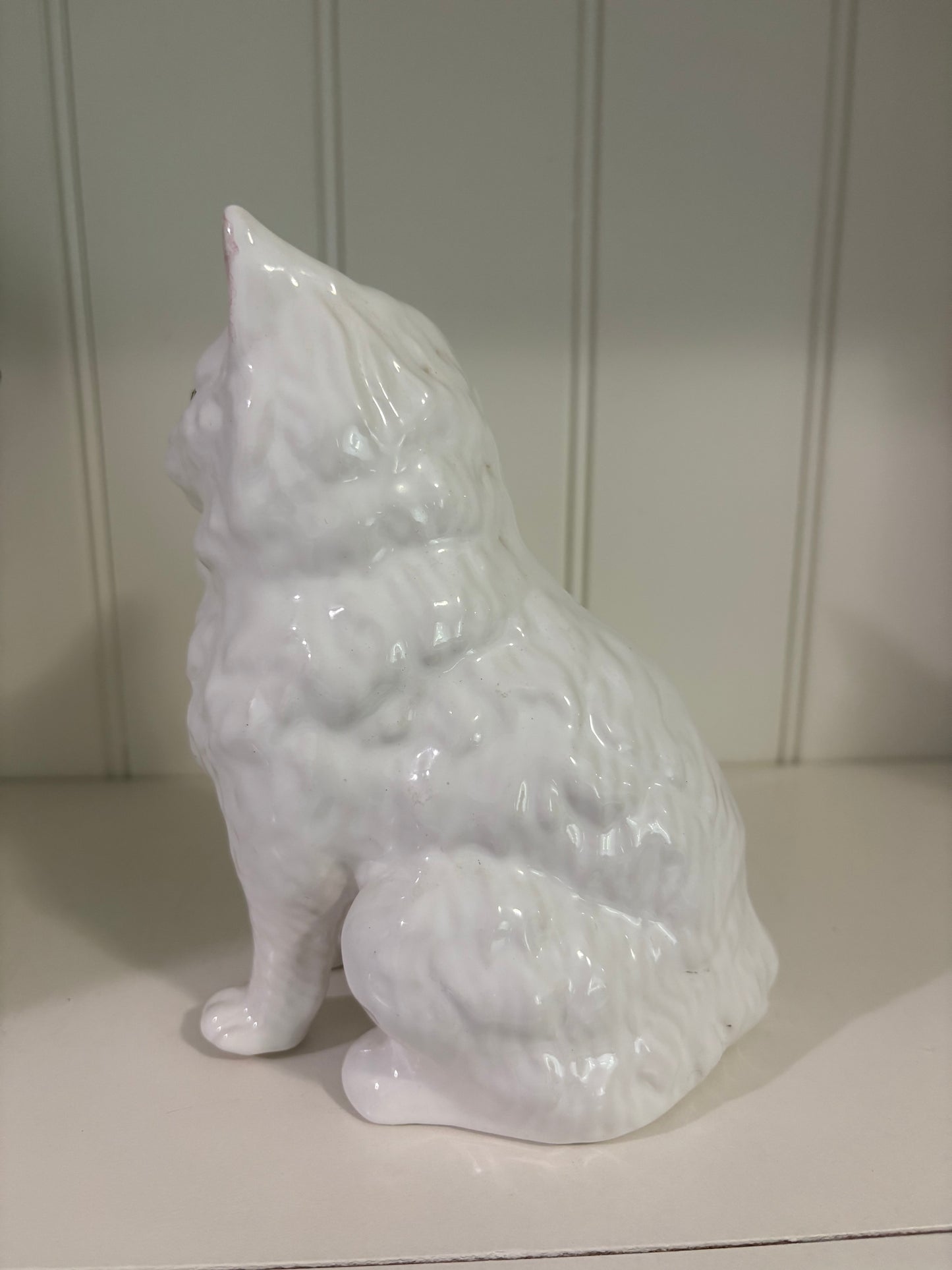 Porcelain Cat Figurine