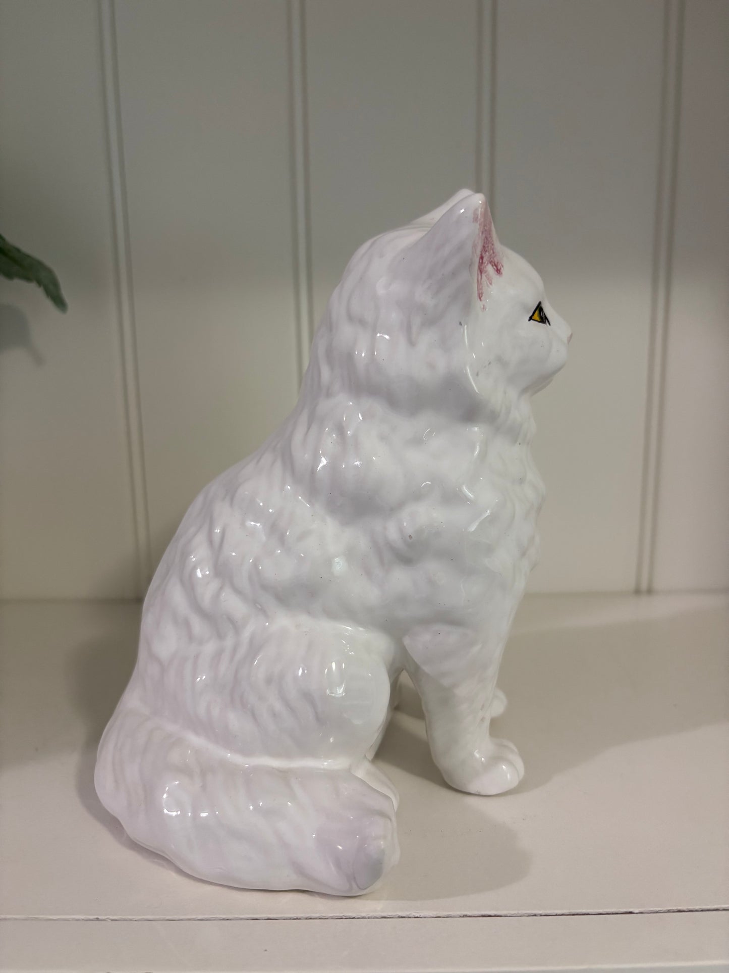 Porcelain Cat Figurine